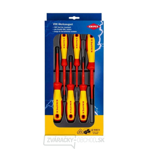 Elektrikárske skrutkovače SL/PH/PZ VDE Knipex 00 20 12 V04 (sada 6 ks) Elektrikárske skrutkovače SL/PH/PZ VDE Knipex 00 20 12 V04 (sada 6 ks) gallery main image