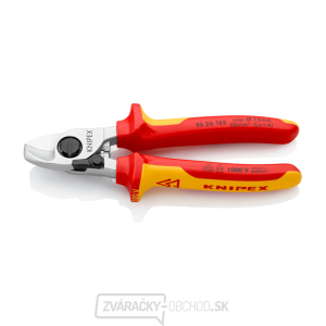 Nožnice na káble Knipex s otváracou pružinou 95 26 165 Nožnice na káble Knipex s otváracou pružinou 95 26 165 gallery main image