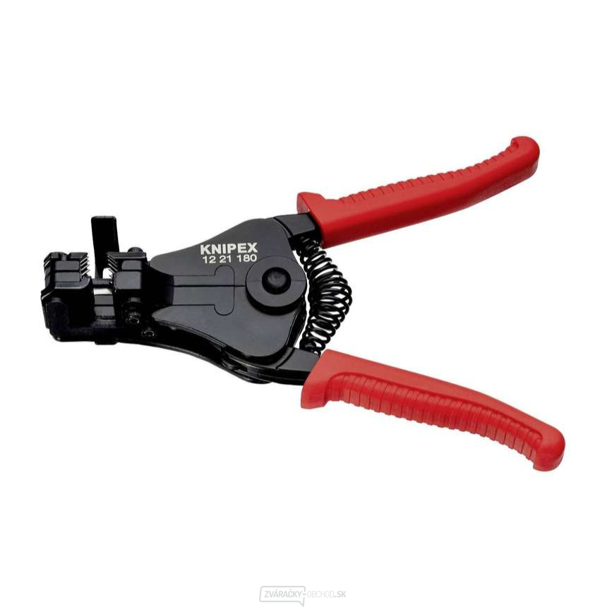 Automatické odizolovacie kliešte 180 mm KNIPEX 12 21 180 - leštené, plastové puzdrá