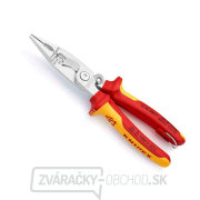 Knipex 13 96 200 T (200 mm) elektroinštalačné kliešte s upevňovacím okom gallery main image