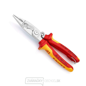 Knipex 13 96 200 T (200 mm) elektroinštalačné kliešte s upevňovacím okom gallery main image