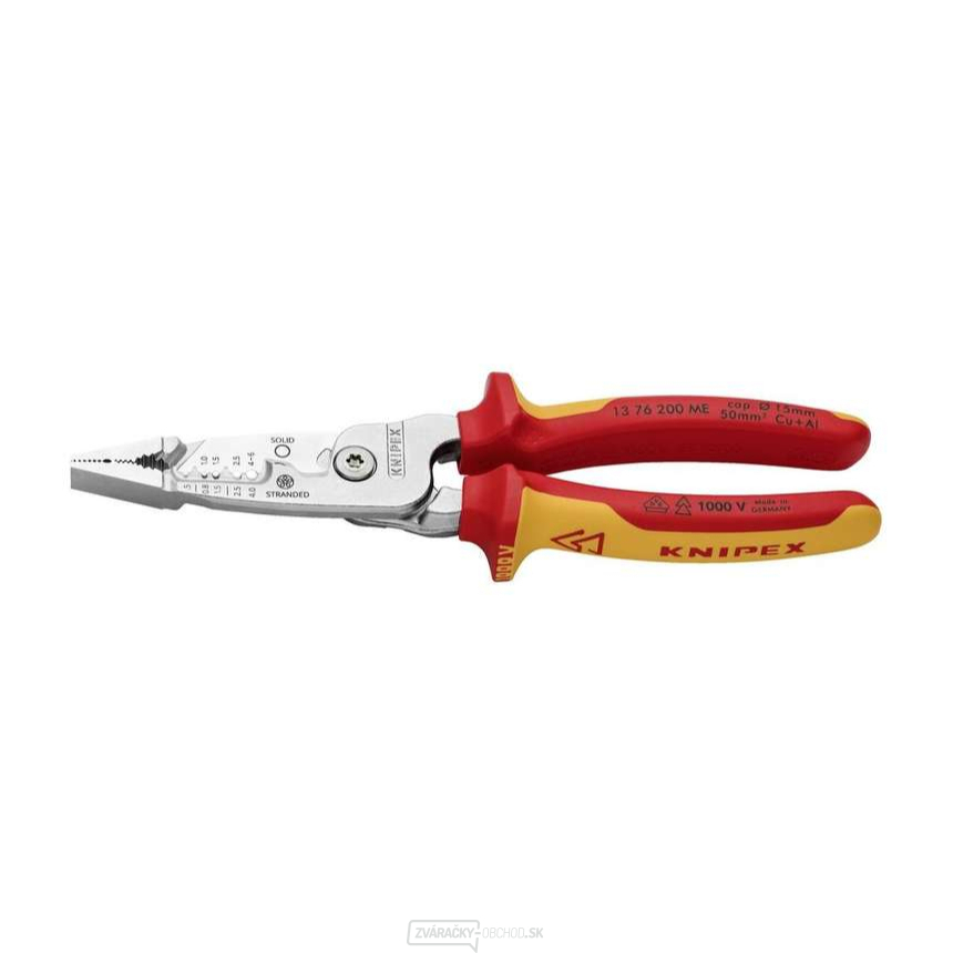 Odstraňovač izolácie drôtov 200 mm Knipex 13 76 200 ME VDE