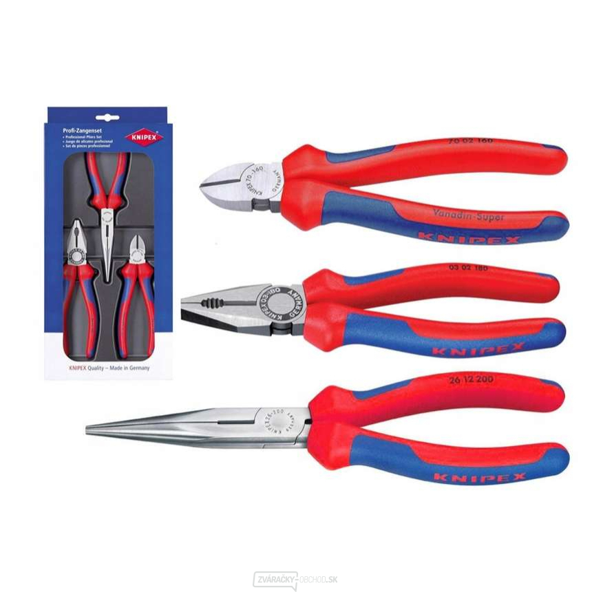 Balenie montážnych klieští KNIPEX 00 20 11 - sada 3 dielov Balenie montážnych klieští KNIPEX 00 20 11 - sada 3 dielov gallery main image