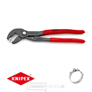 Kliešte na hadicové spony KNIPEX 85 51 250 C, 250 mm - protišmyková rukoväť, atramentovo sivé fosfátované Kliešte na hadicové spony KNIPEX 85 51 250 C, 250 mm - protišmyková rukoväť, atramentovo sivé fosfátované gallery main image