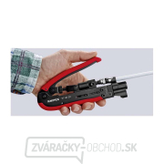 Lisovací nástroj Knipex 97 40 20 SB na koaxiálne konektory Náhľad