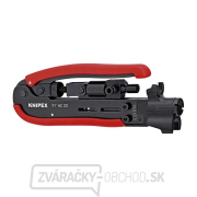 Lisovací nástroj Knipex 97 40 20 SB na koaxiálne konektory Náhľad