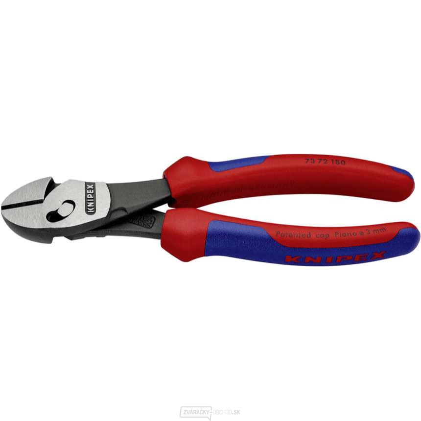 Bočné nožnice Knipex TwinForce 180 mm so skosením