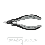 Presné bočné frézy na elektroniku 125 mm KNIPEX 79 42 125 ESD - leštená hlava, viaczložkové puzdrá gallery main image