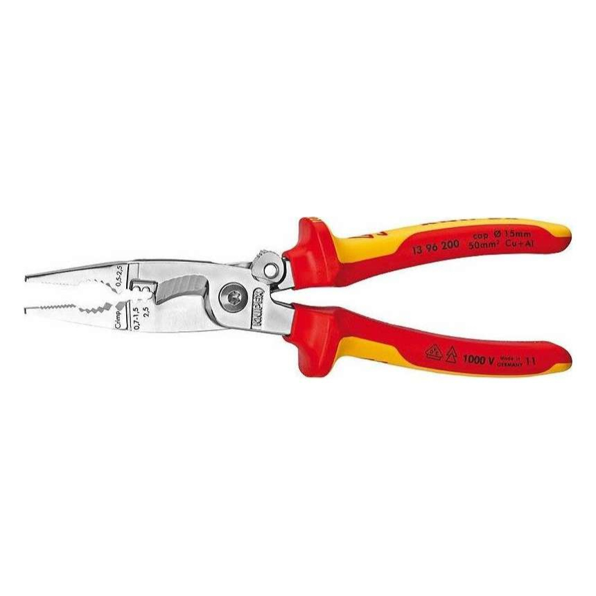 Univerzálne kliešte na elektroinštaláciu 200 mm Knipex 13 96 200 13 96 200