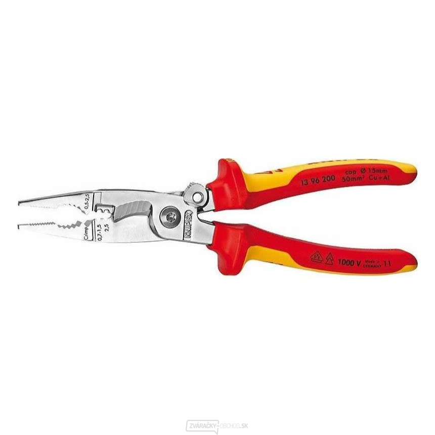 Univerzálne kliešte na elektroinštaláciu 200 mm Knipex 13 96 200