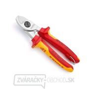 Káblové štípacie kliešte Knipex 95 16 165 T - chrómované, viaczložkové objímky VDE gallery main image