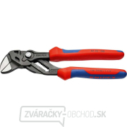 Kliešťový kľúč 180 mm Knipex 86 02 180 - leštená hlava, viaczložkové puzdrá gallery main image