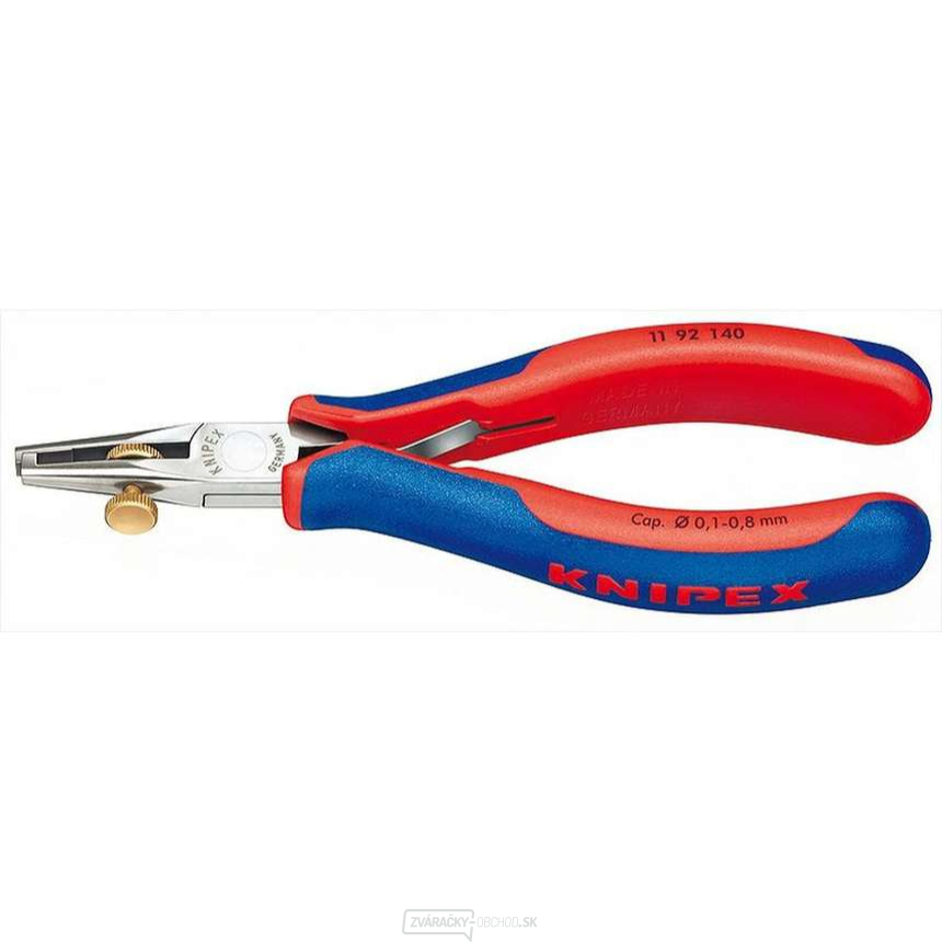 Odstraňovacie kliešte 140 mm. KNIPEX 11 92 140 - leštená hlava, viaczložkové puzdrá