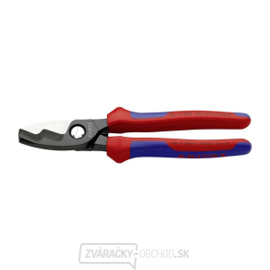 Káblové nožnice 200 mm KNIPEX 95 12 200 - leštená hlava, viaczložkové puzdrá gallery main image