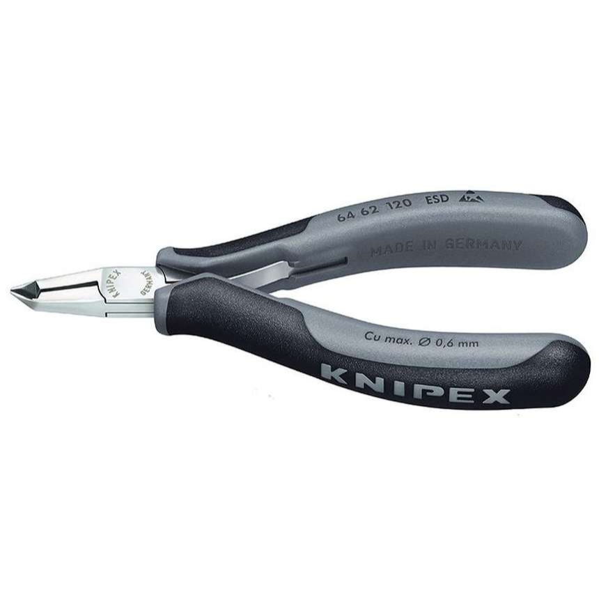 Frézy na elektroniku 120 mm KNIPEX 64 62 120 ESD - leštená hlava, viaczložkové puzdrá