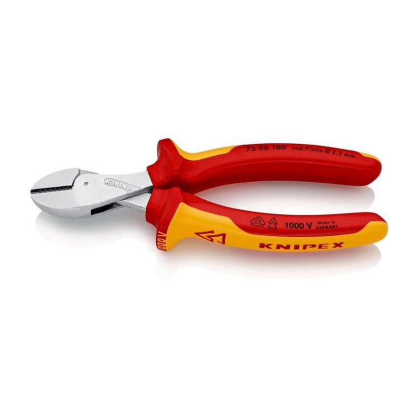 Kompaktné nožnice na drôt s veľkým prevodom KNIPEX X-Cut® 73 06 160