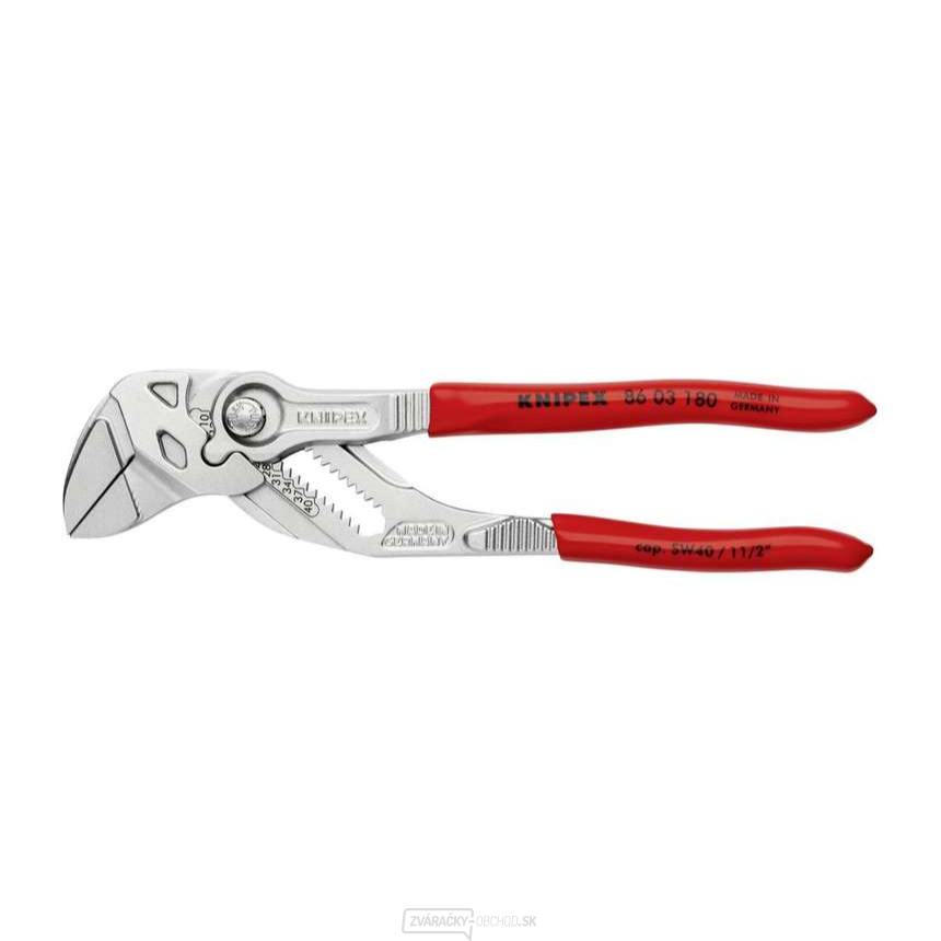 Kliešte, kliešte 180 mm, Knipex 86 03 180 - chrómované