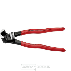 Pákové kliešte na štiepanie kolíkov 200 mm KNIPEX 61 01 200 - leštená hlava, plastové puzdrá gallery main image