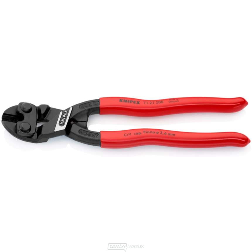 Knipex 71 21 200 Pákové kliešte CoBolt® - bočný kolík