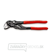 Kliešťový kľúč 180 mm, Knipex 86 01 180 - leštená hlava, plastové puzdrá Náhľad