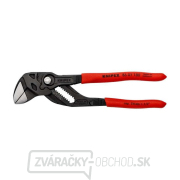 Kliešťový kľúč 180 mm, Knipex 86 01 180 - leštená hlava, plastové puzdrá gallery main image