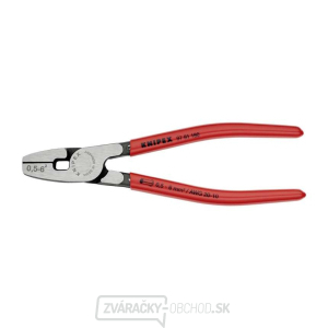 Krimpovacie kliešte na koncové objímky 180 mm Knipex 97 81 180 S predným nakladaním Krimpovacie kliešte na koncové objímky 180 mm Knipex 97 81 180 S predným nakladaním gallery main image