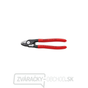 Káblové nožnice 165 mm KNIPEX 95 41 165 - tvrdené kliešte, odizolovanie s plastovými puzdrami gallery main image