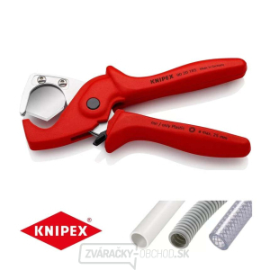 KNIPEX PlastiCut® 185 mm na rezanie hadíc a ochranných rúrok KNIPEX PlastiCut® 185 mm na rezanie hadíc a ochranných rúrok gallery main image