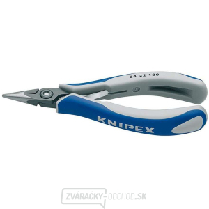 Presné kliešte na elektroniku 130 mm KNIPEX 34 22 130 - leštená hlava, viaczložkové puzdrá Presné kliešte na elektroniku 130 mm KNIPEX 34 22 130 - leštená hlava, viaczložkové puzdrá gallery main image