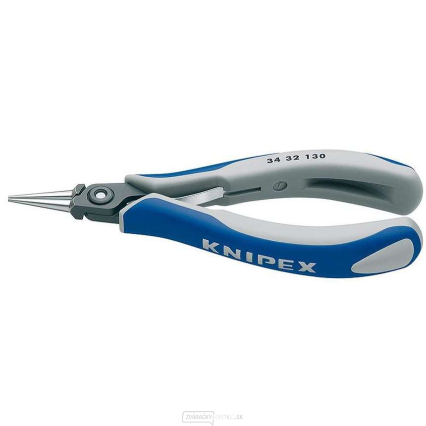 Knipex 34 32 130 Presné kliešte na elektroniku 130 mm - leštená hlava, viaczložkové rukoväte