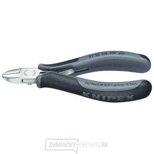 Bočné frézy na elektroniku 115 mm KNIPEX 77 12 115 ESD - leštená hlava, viaczložkové puzdrá gallery main image