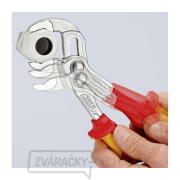 Inštalatérske kliešte VDE-Cobra 250 mm. KNIPEX 87 26 250 - 1000V. Chrómované, viaczložkové objímky náhled