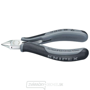 Bočné frézy na elektroniku 115 mm KNIPEX 77 52 115 ESD - leštená hlava, viaczložkové puzdrá Bočné frézy na elektroniku 115 mm KNIPEX 77 52 115 ESD - leštená hlava, viaczložkové puzdrá gallery main image