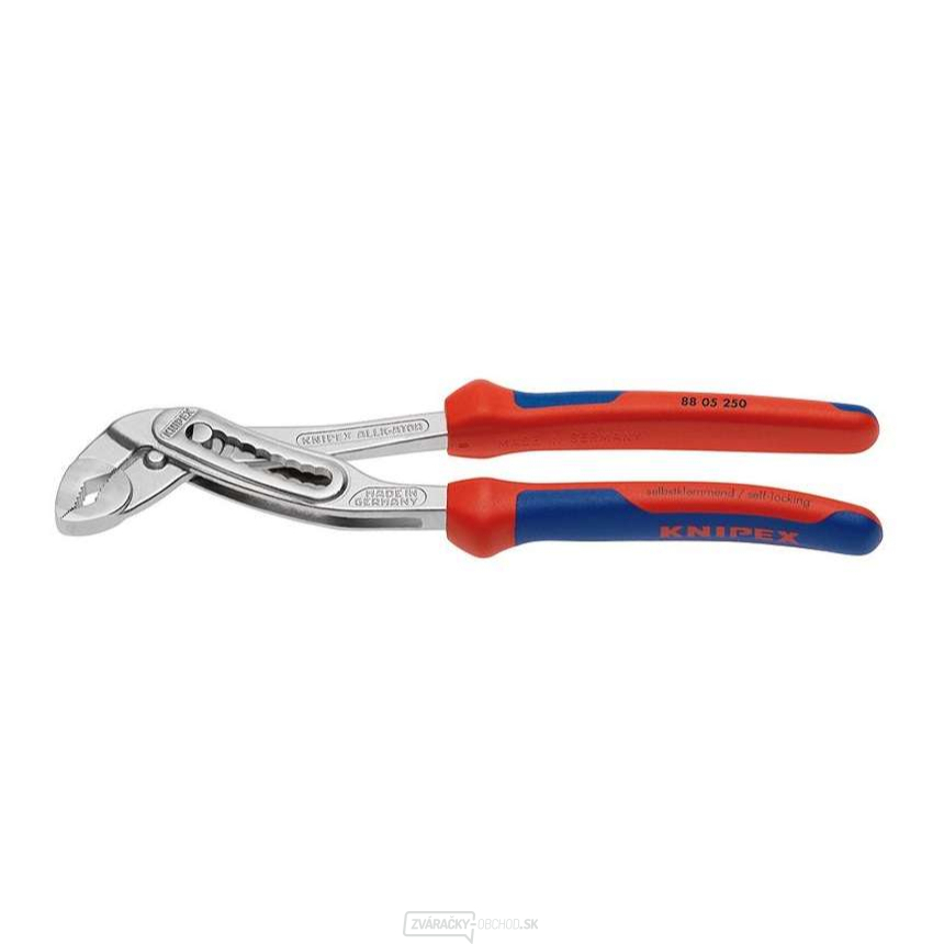 Inštalatérske kliešte Aligator 300 mm KNIPEX 88 05 300 - chrómované, viaczložkové puzdrá