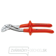 Aligátorové inštalatérske kliešte 250 mm - 1000 V. KNIPEX 88 07 250 - chrómované, VDE - izolácia ponorením do kúpeľa gallery main image