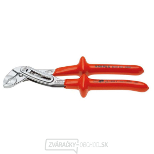 Aligátorové inštalatérske kliešte 250 mm - 1000 V. KNIPEX 88 07 250 - chrómované, VDE - izolácia ponorením do kúpeľa Aligátorové inštalatérske kliešte 250 mm - 1000 V. KNIPEX 88 07 250 - chrómované, VDE - izolácia ponorením do kúpeľa gallery main image