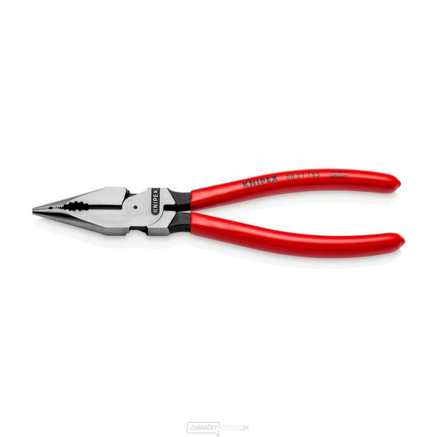 Kombinované úzke ploché kliešte 185 mm Knipex 08 21 185 SB