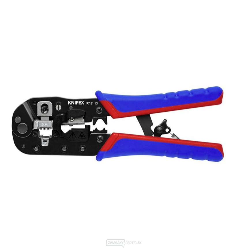 Knipex krimpovacie kliešte na západné zástrčky 97 51 13