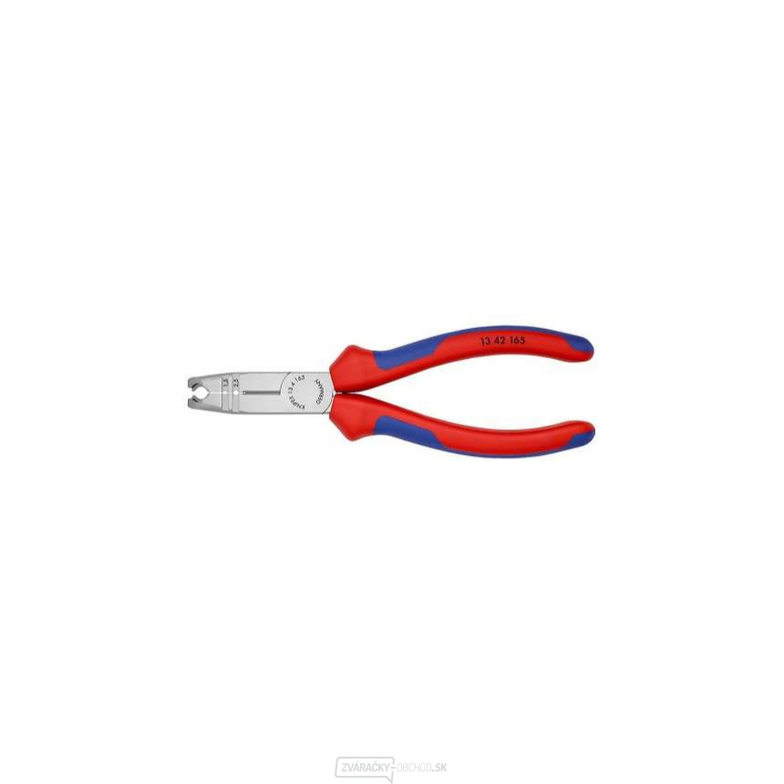 Odstraňovacie kliešte KNIPEX 13 42 165, 165 mm - leštená hlava, viaczložkové puzdrá