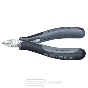 Bočné frézy na elektroniku 115 mm KNIPEX 77 72 115 ESD - leštená hlava, viaczložkové puzdrá gallery main image