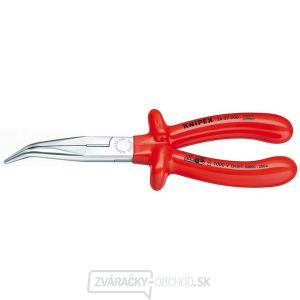 Polkruhové kliešte s čepeľami (so zobákom) 200 mm KNIPEX 26 27 200 - 1000V. Pochrómované, izolované VDE Polkruhové kliešte s čepeľami (so zobákom) 200 mm KNIPEX 26 27 200 - 1000V. Pochrómované, izolované VDE gallery main image