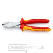 Výkonné bočné frézy 200 mm KNIPEX 74 06 200 - 1000 V. Chrómované, viaczložkové VDE puzdrá Výkonné bočné frézy 200 mm KNIPEX 74 06 200 - 1000 V. Chrómované, viaczložkové VDE puzdrá gallery main image