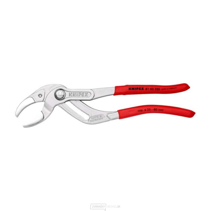 Kliešte na sifóny a konektory 250 mm Knipex 81 03 250