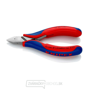 Bočné frézy na elektroniku 115 mm Knipex 77 42 115 - leštená hlava, viaczložkové puzdrá gallery main image