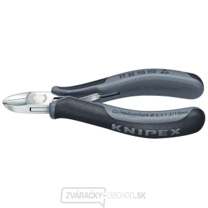 Bočné frézy na elektroniku 115 mm KNIPEX 77 22 115 ESD - leštená hlava, viaczložkové puzdrá gallery main image