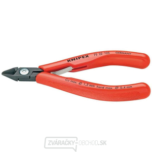 Bočné frézy pre elektroniku 125 mm KNIPEX 75 22 125 - leštená hlava, viaczložkové puzdrá gallery main image