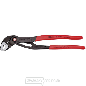 KNIPEX Cobra® QuickSet kliešte 87 21 300, 300 mm - leštená hlava, protišmyková rukoväť, čierne gallery main image