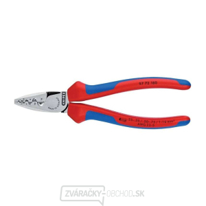 Lisovacie kliešte 180 mm na koncové objímky Knipex 97 72 180 Lisovacie kliešte 180 mm na koncové objímky Knipex 97 72 180 gallery main image