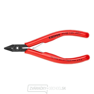Bočné frézy pre elektroniku 125 mm KNIPEX 75 02 125 - leštená hlava, viaczložkové puzdrá gallery main image
