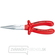 Polkruhové kliešte s čepeľami (so zobákom) 200 mm - 1000 V.  KNIPEX 26 17 200 - chrómované, izolované VDE gallery main image